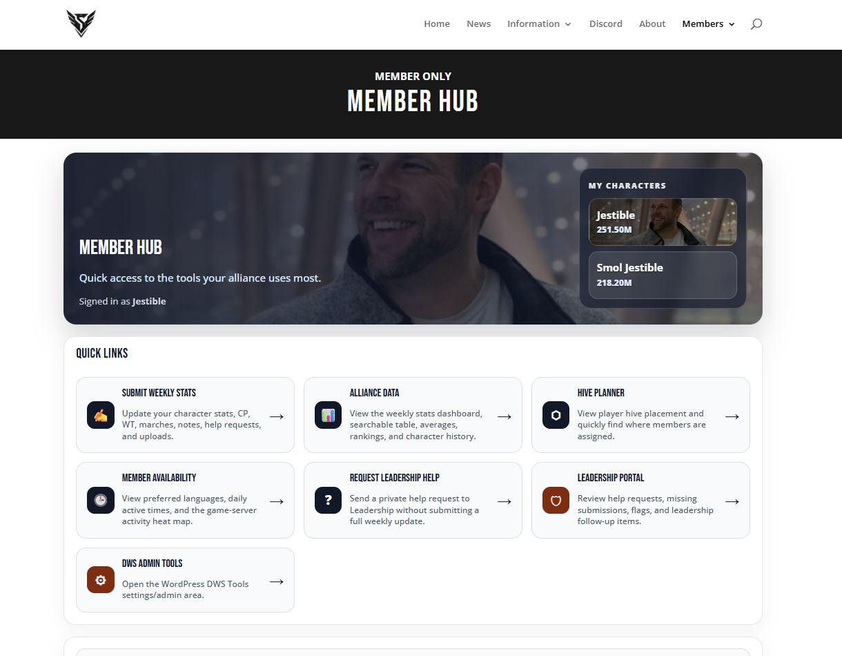 DWS Tools Update v1.9.9 — Smarter Stats, Safer Data, and Better Alliance Planning