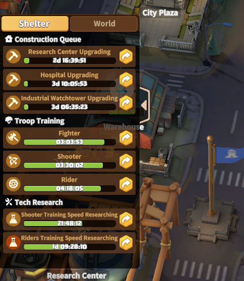 queues